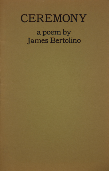 Poetry of James Bertolino